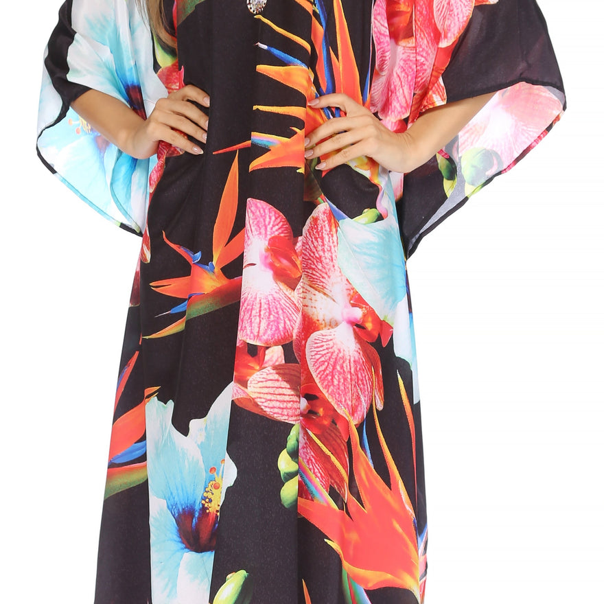 Georgettina Flowy Rhinestone